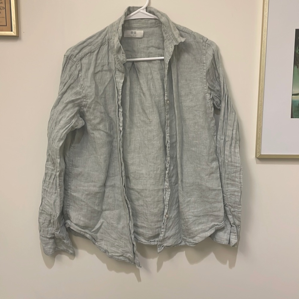 Uniqlo linen butttondown